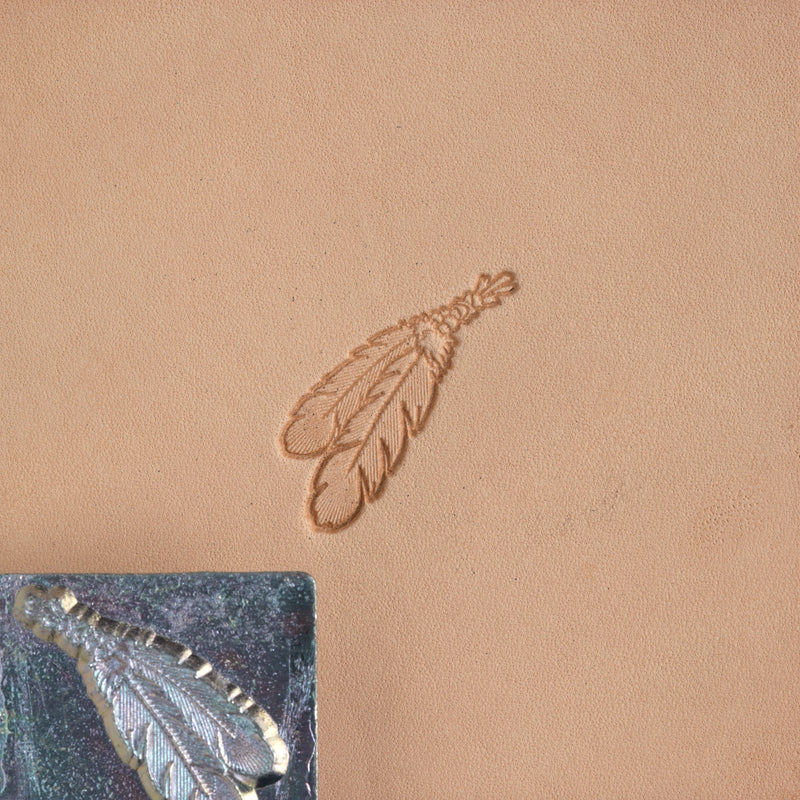 Craftool® Stamp Head Two Feathers