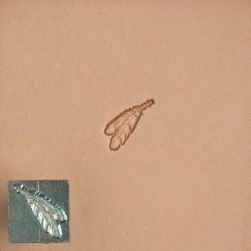 Craftool® Stamp Head Two Feathers