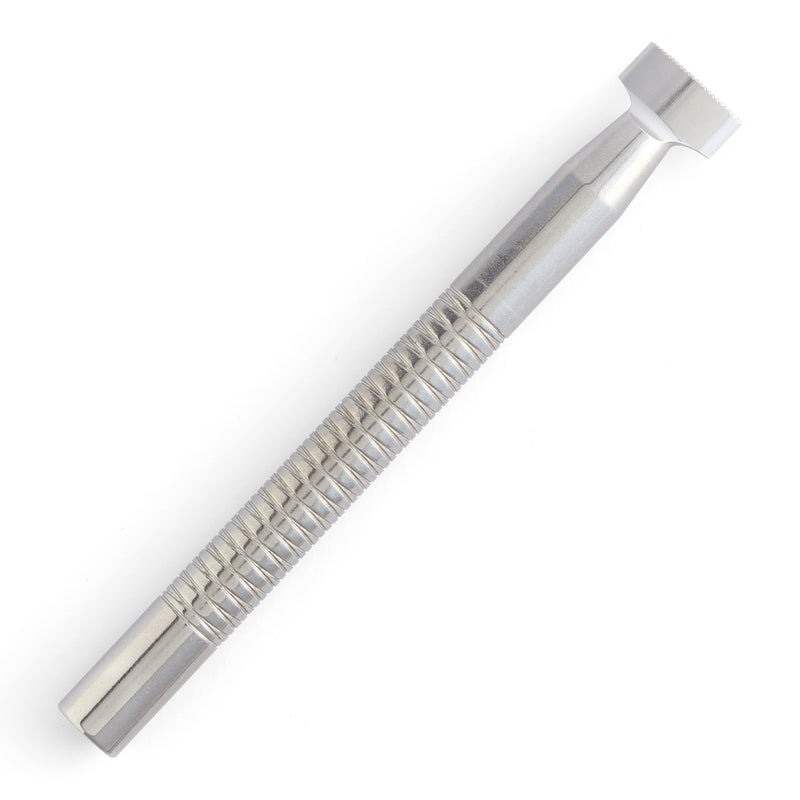 Lined & Scalloped Veiner Stainless Steel Stamp