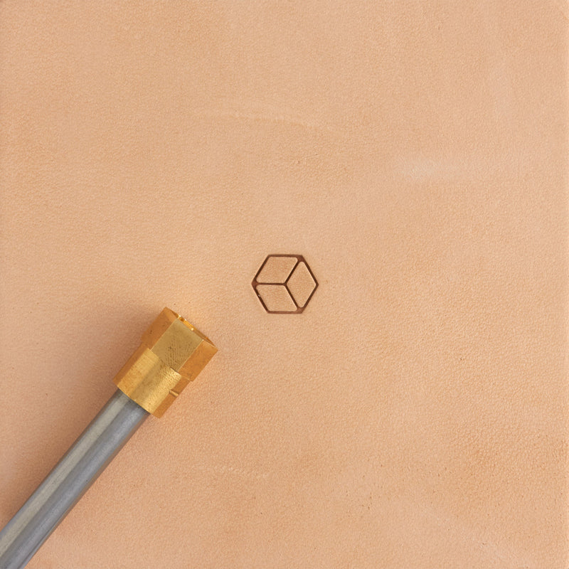 3D Cube Brass Stamp
