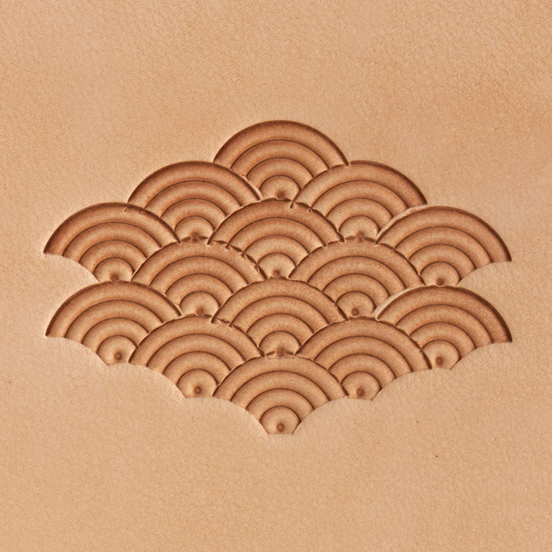 Shell Tile Brass Stamp