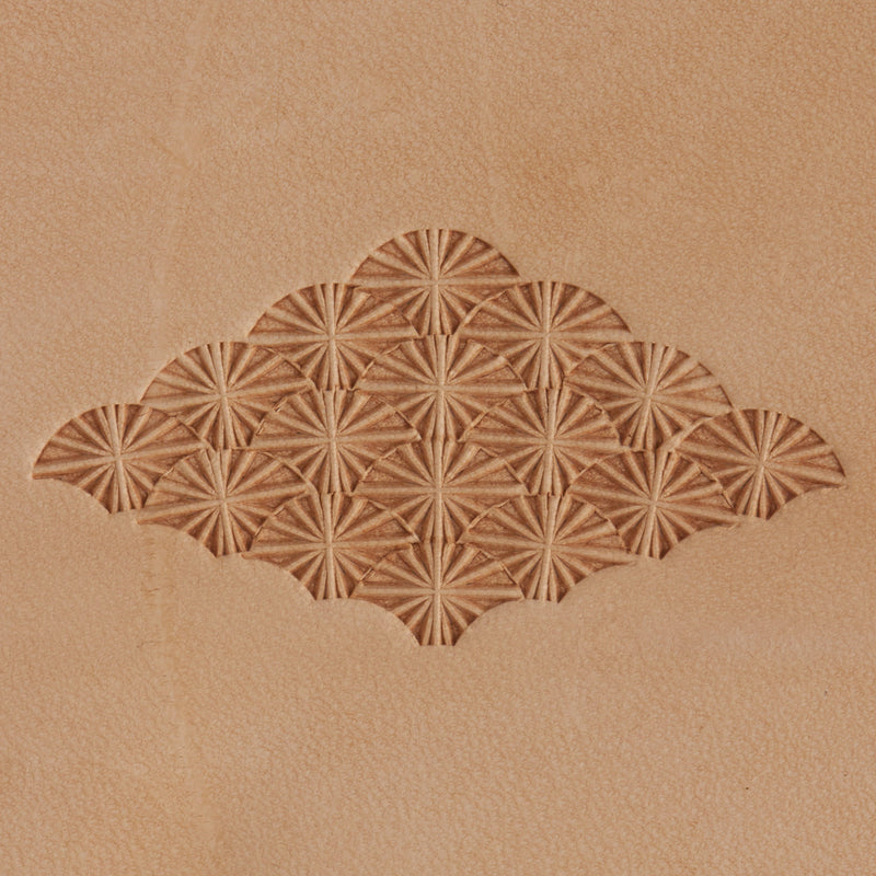 Sunburst Shell Brass Stamp