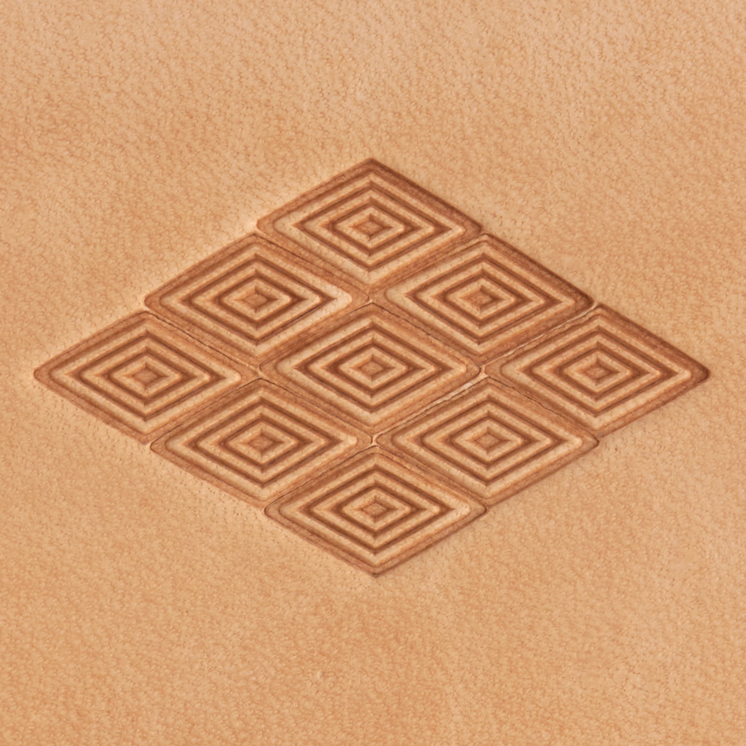 Nested Diamond Nested Diamond Brass Stamp — Tandy Leather, Inc.