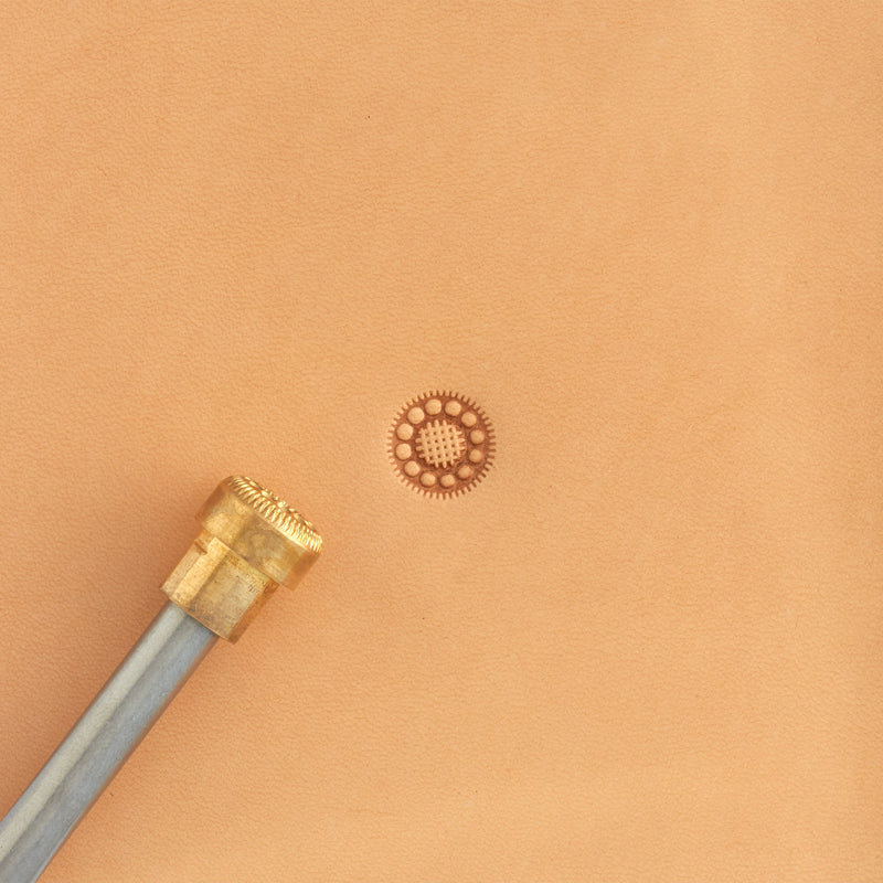 Sunflower Center Brass Stamp