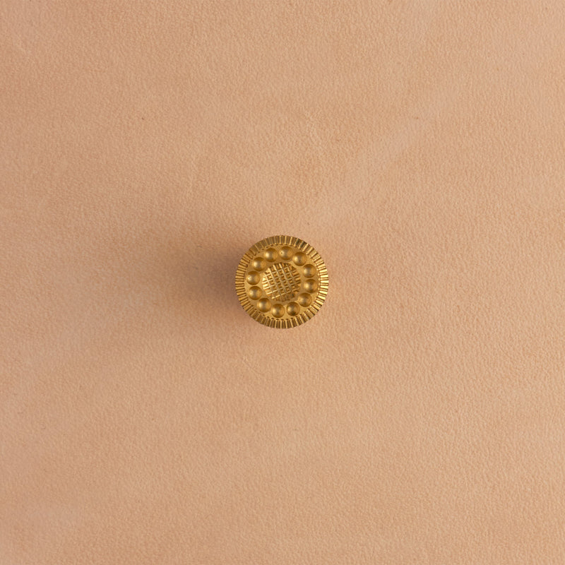 Sunflower Center Brass Stamp