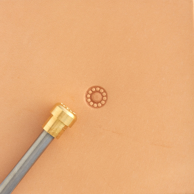 Floral Center Brass Stamp