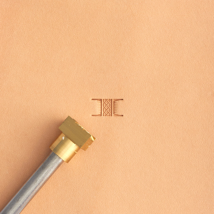 Basketweave Celtic Brass Stamp