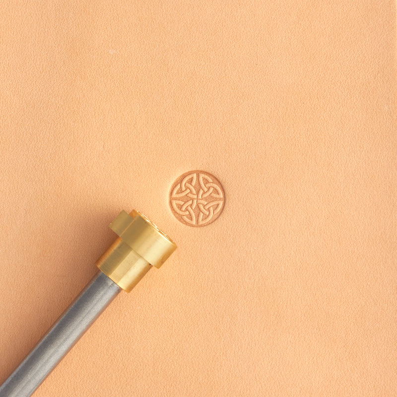 Celtic Circle Weave Brass Stamp