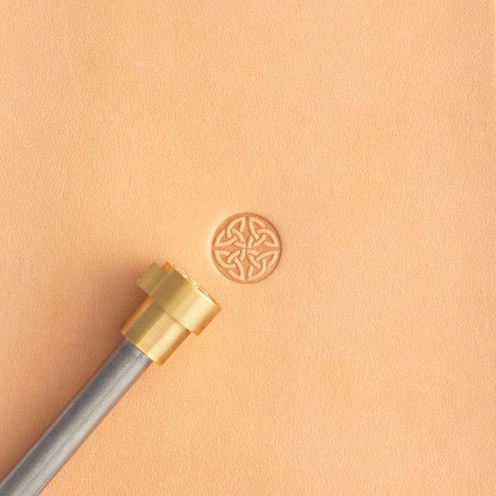 Celtic Circle Weave Brass Stamp