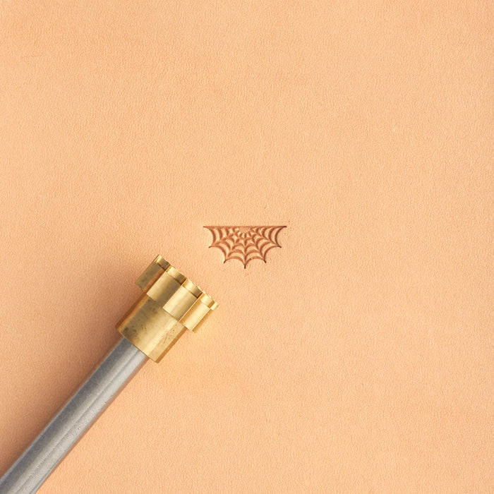 Border Spiderweb Brass Stamp