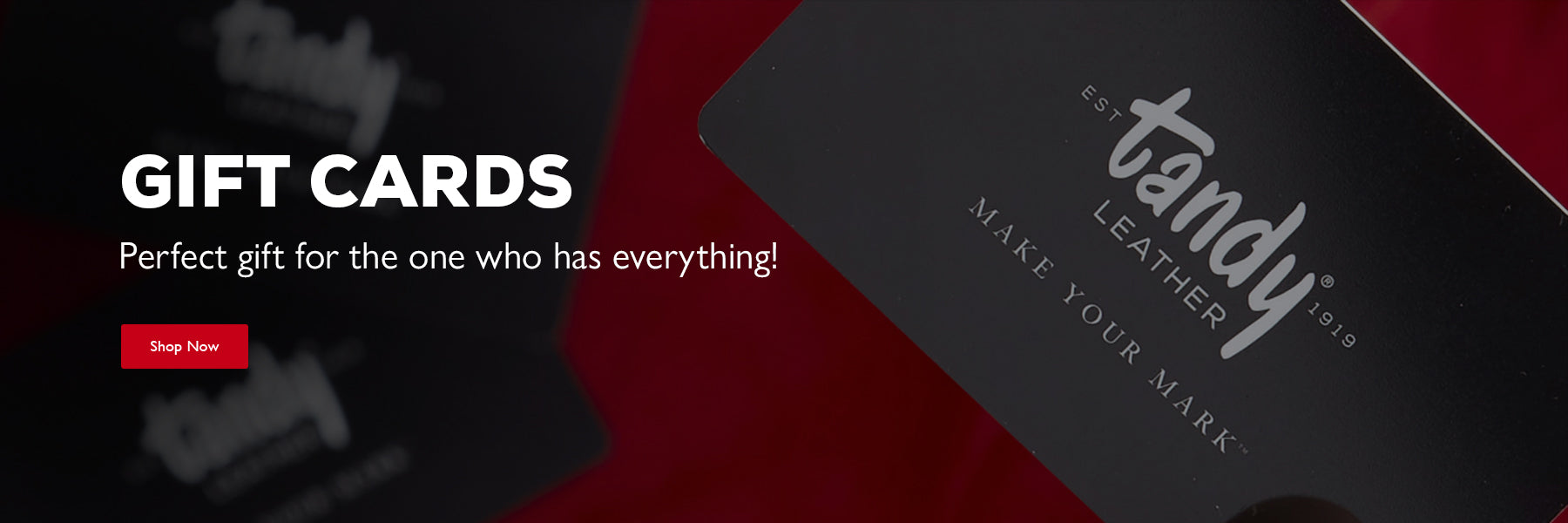 Gift Cards - Perfect gift for the one who has everything - Shop Now