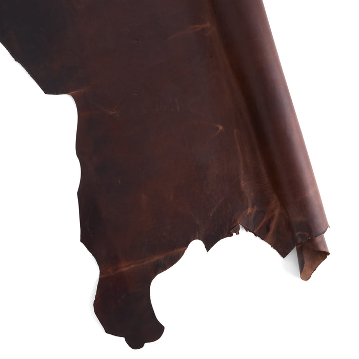 Utility Cowhide Side Red Brown