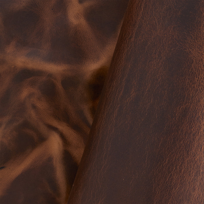 Utility Cowhide Side Red Brown