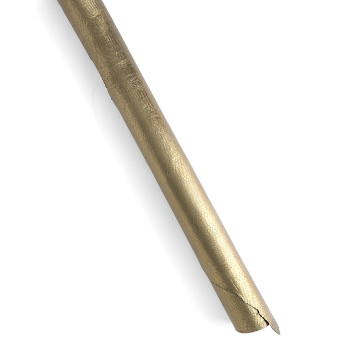 Snake Print Utility Side Gold