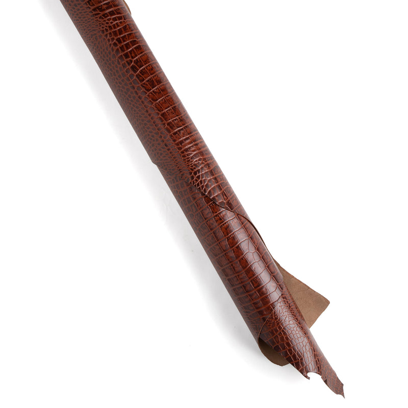 Mauri Croc Embossed Designer Double épaule