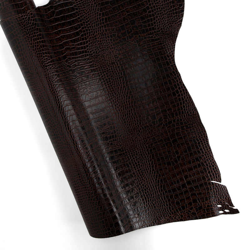 Mauri Croc Embossed Designer Double épaule