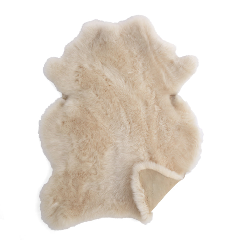 Piel de oveja blanca