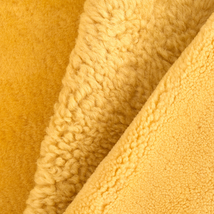 Luxe Hair-On Shearling Honey