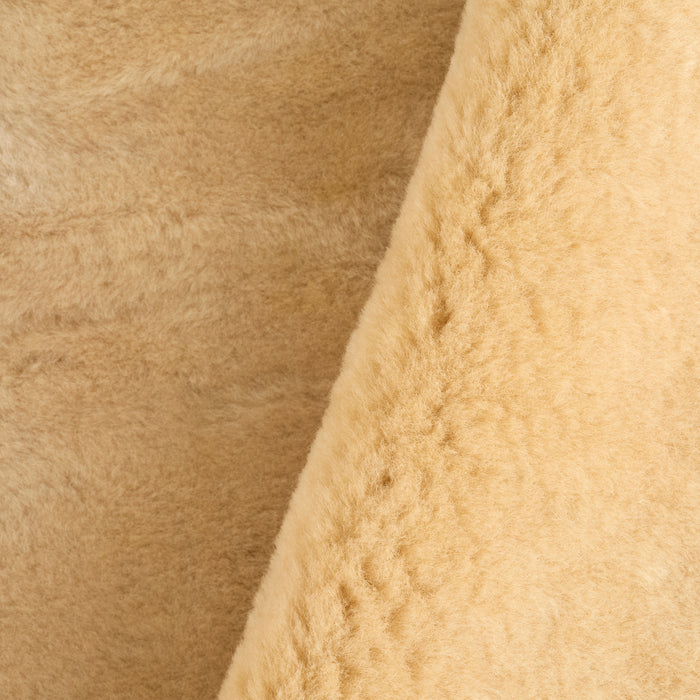 Luxe Hair-On Shearling Cognac