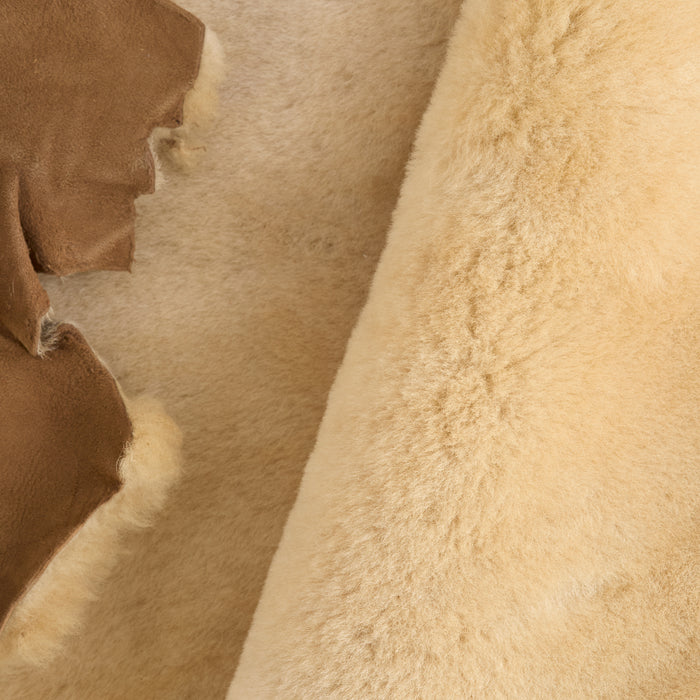 Luxe Hair-On Shearling Tobacco