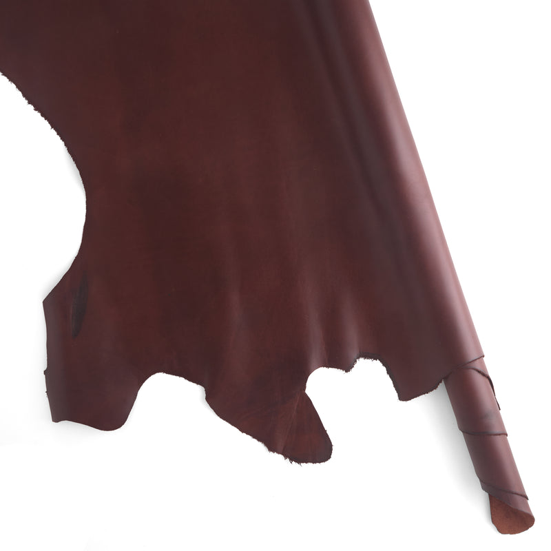 Cuero de vaca utilitario rojo marrón - VENTA FINAL