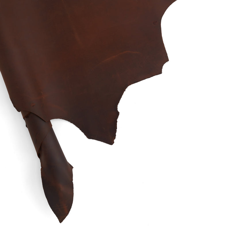 Piel de Vacuno Utilitaria Lateral Tabaco Oscuro - VENTA FINAL
