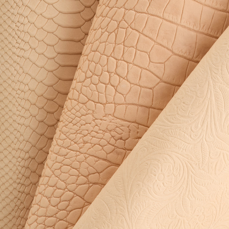 Embossed Veg-Tan Single Shoulder