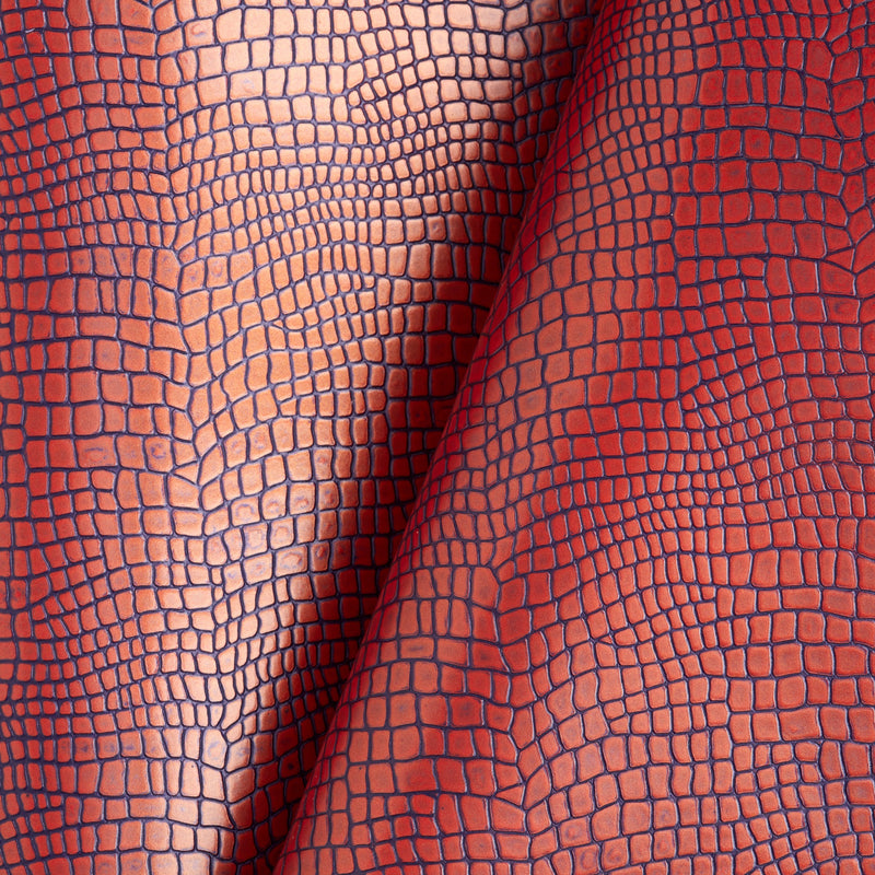Sac à bandoulière simple en cuir végétal gaufré crocodile