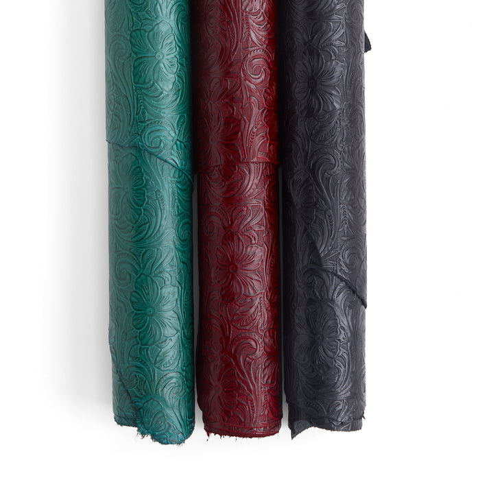 Floral Embossed Single Shoulder