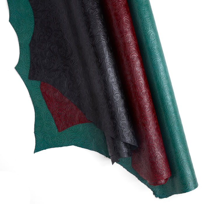 Floral Embossed Single Shoulder