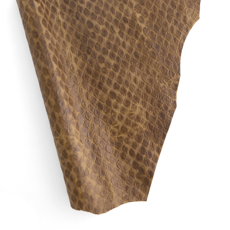 Scale Print Embossed Double Shoulder