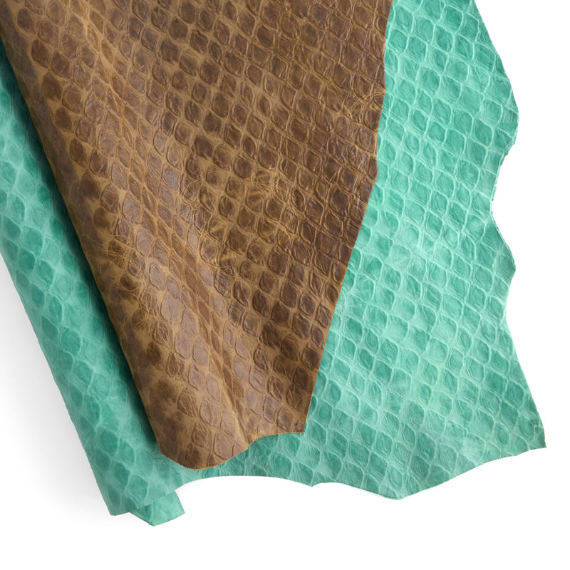 Scale Print Embossed Double Shoulder