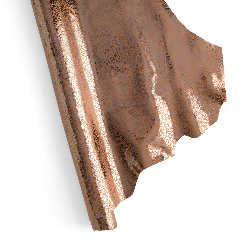 BRONCE METÁLICO ESTAMPADO DE UN SOLO HOMBRO 3/5OZ