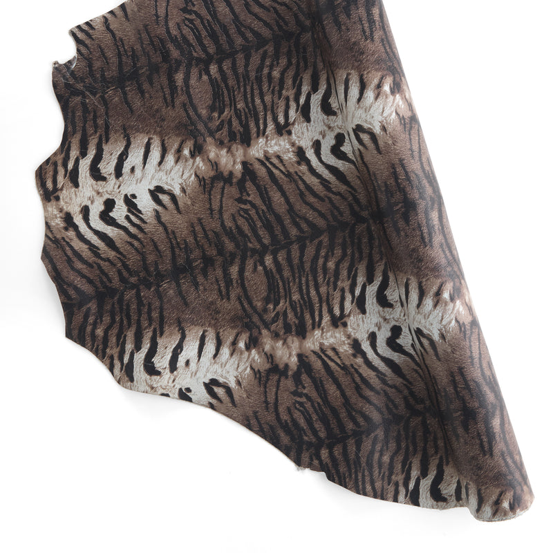Tiger Print Single Shoulder Multi Brown