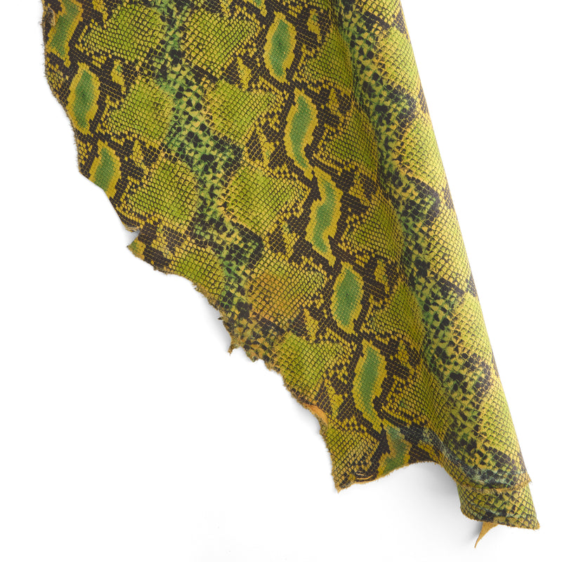 Python Print Single Shoulder Yellow & Green Multi