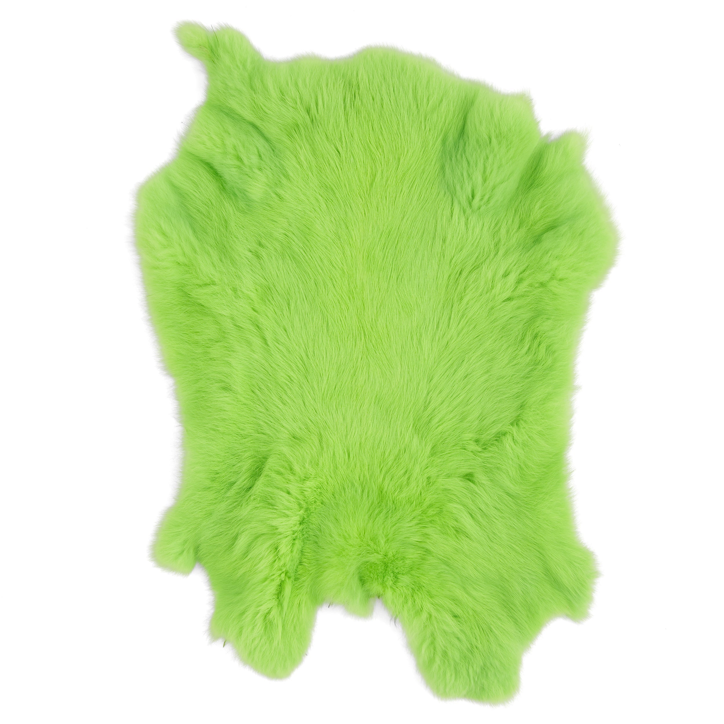Lime Green Rabbit Dyed Rabbit Skin — Tandy Leather, Inc.