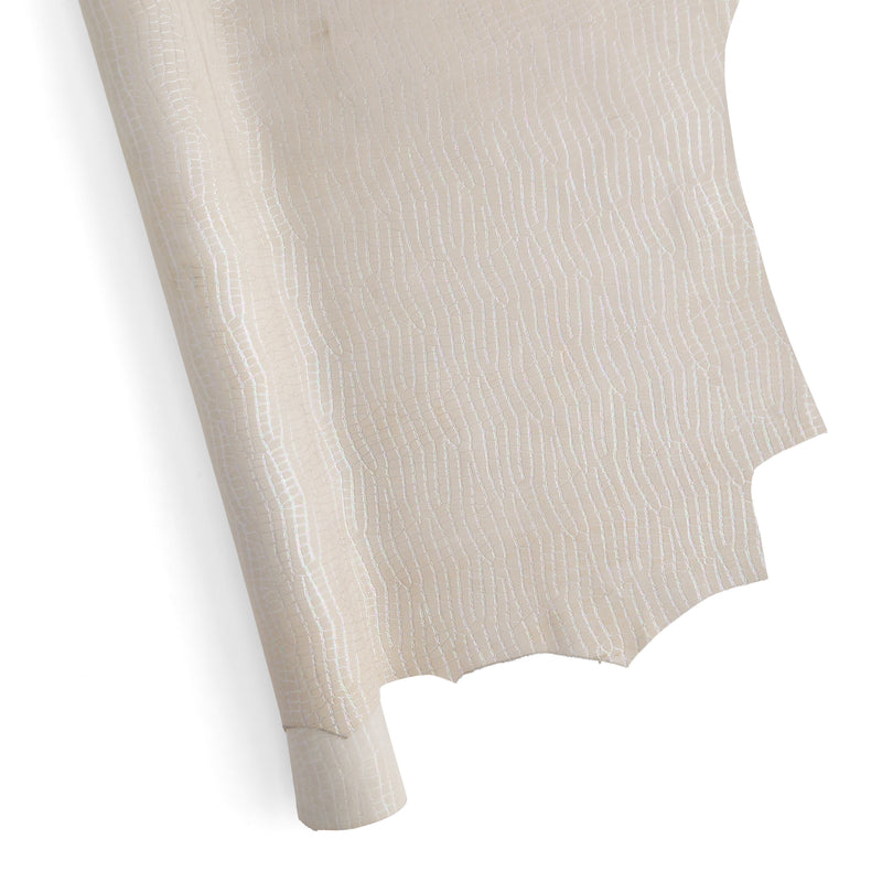 Lateral iridiscente con relieve de cocodrilo italiano - VENTA FINAL