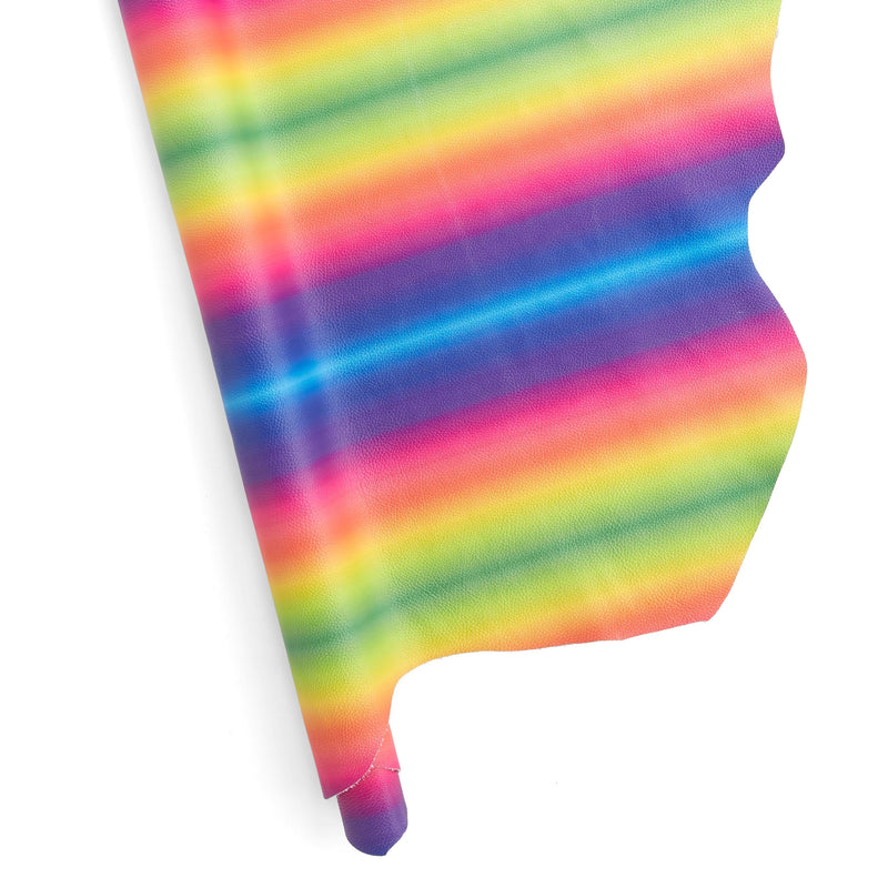 Italian Pebble Grain Side Electric Rainbow