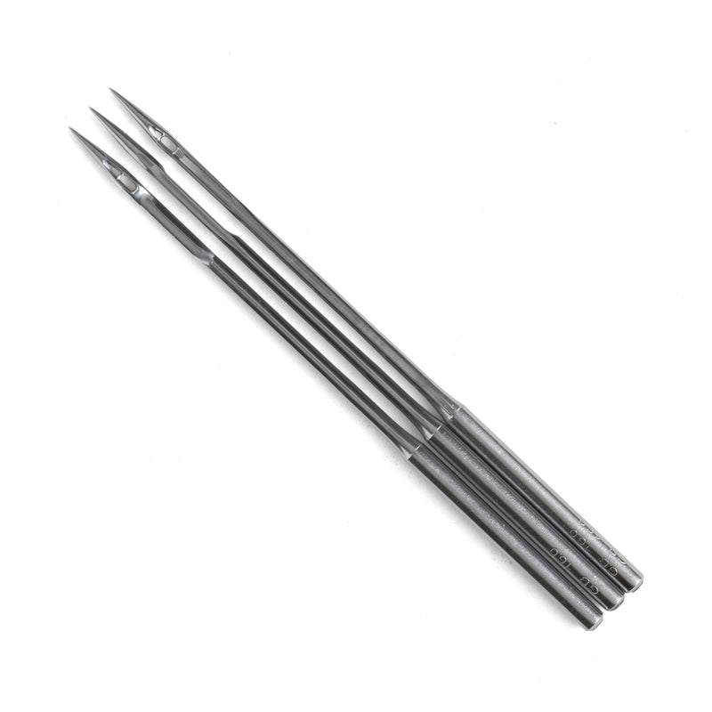 Lot de 3 aiguilles pour machine à pointe ronde