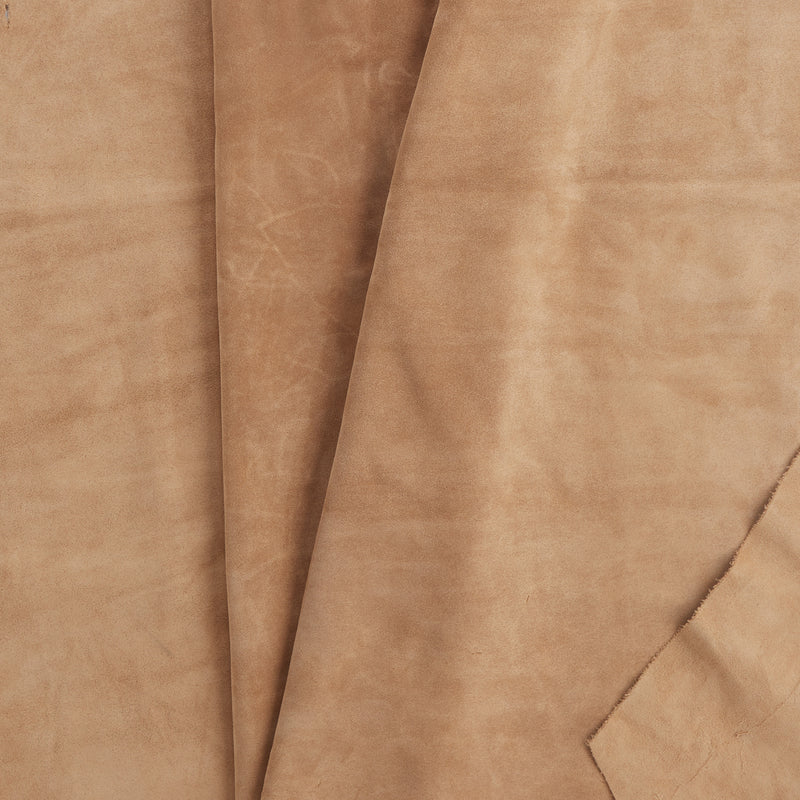 Gamuza dividida color camel