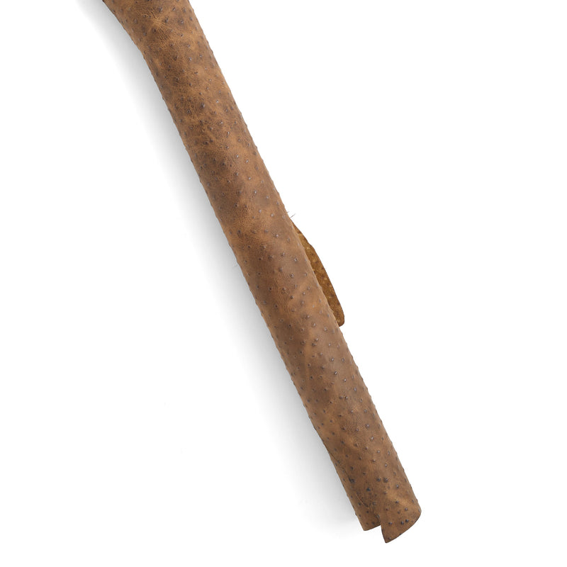Côté gaufré en autruche