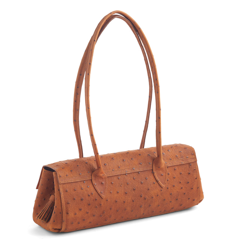 Côté gaufré en autruche