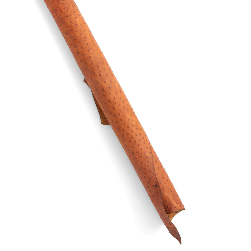 Côté gaufré en autruche