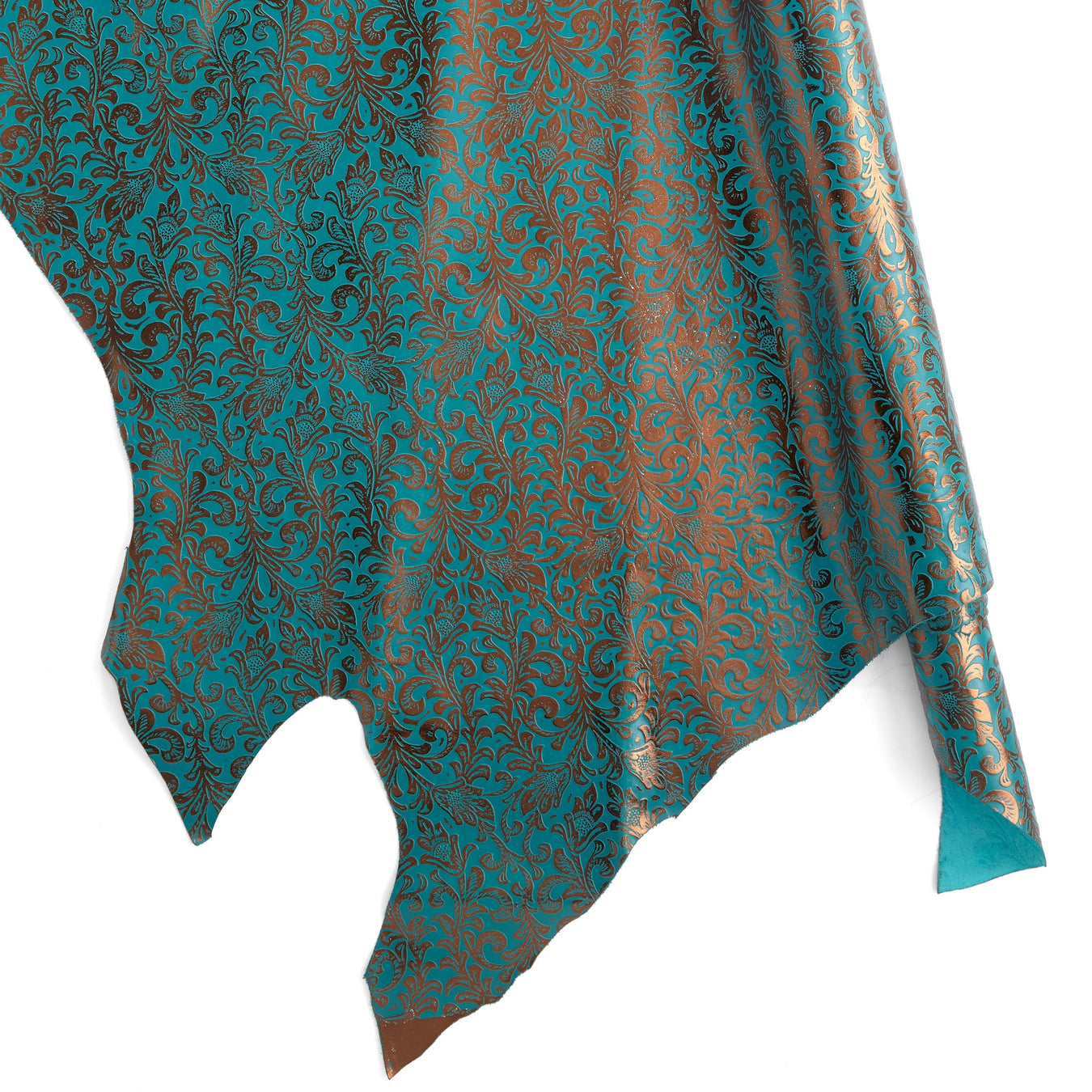 Embossed Metallic Floral Sides