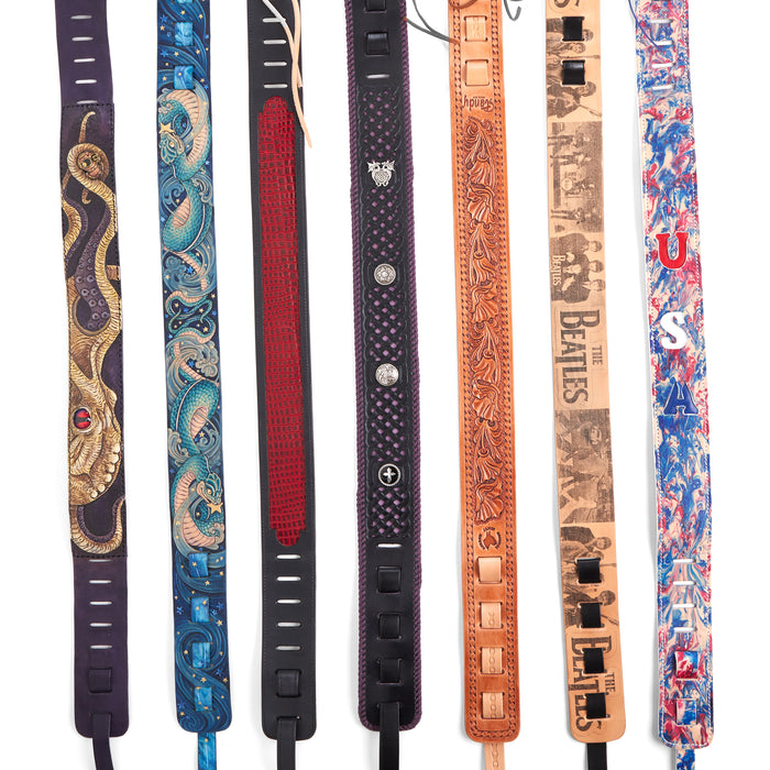 Guitar Strap Leather Pack of 10