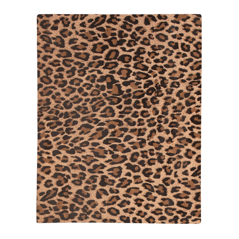 Nubuk Estampado Leopardo Vacquero Corte Artesanal