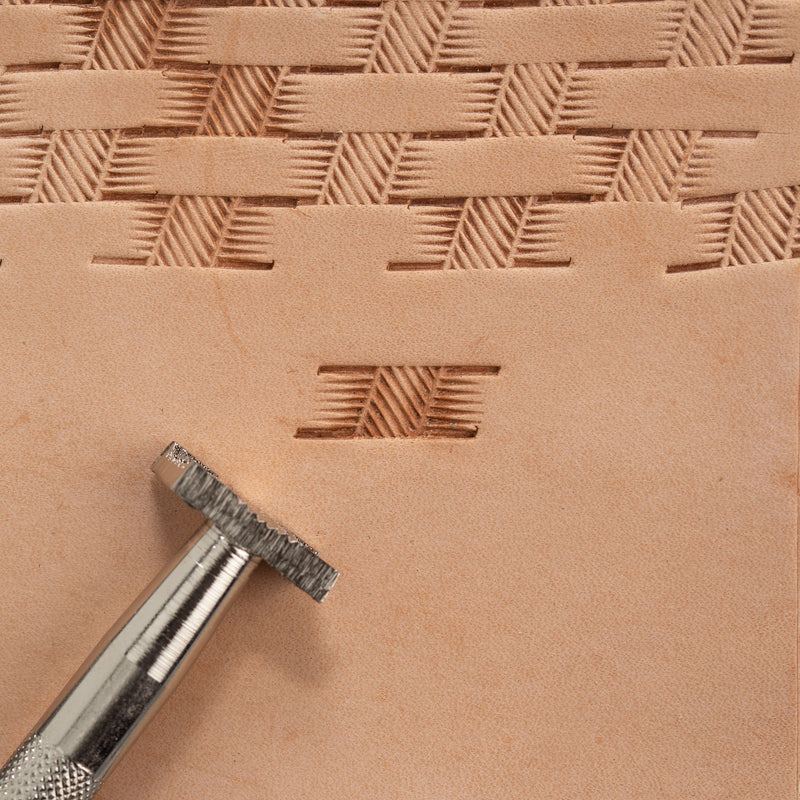 Craftool® Slanted Basketweave Stamp