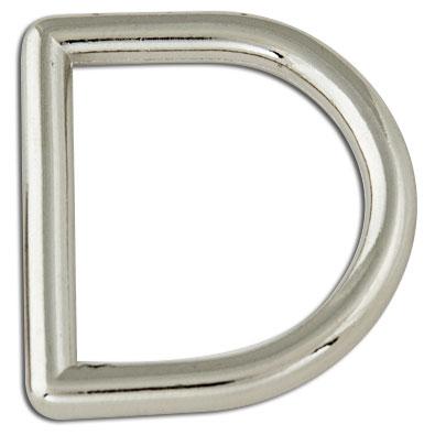 Anillos en D sólidos decorativos