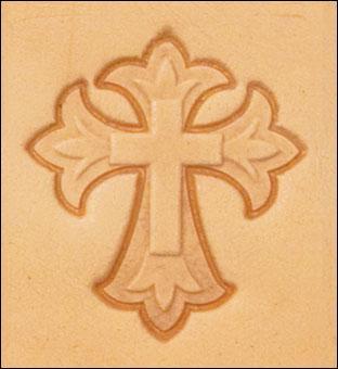 Craftool® Stamp Head Fleur Cross