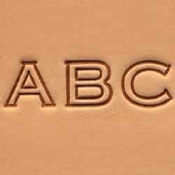 Craftool® Open-Face Alphabet Stamp Set
